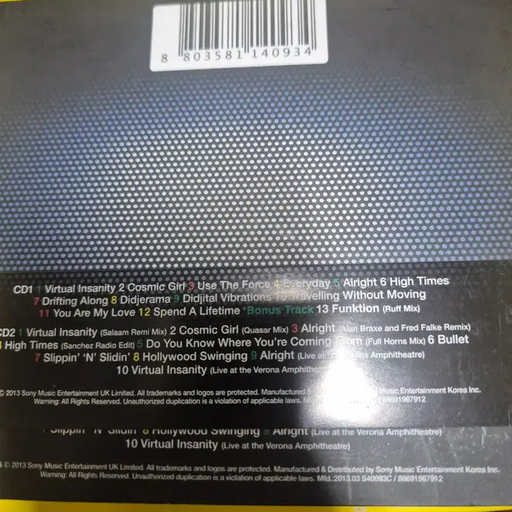 [BUNJANG] Jamiroquai Travelling Without Moving 2CD Collector&