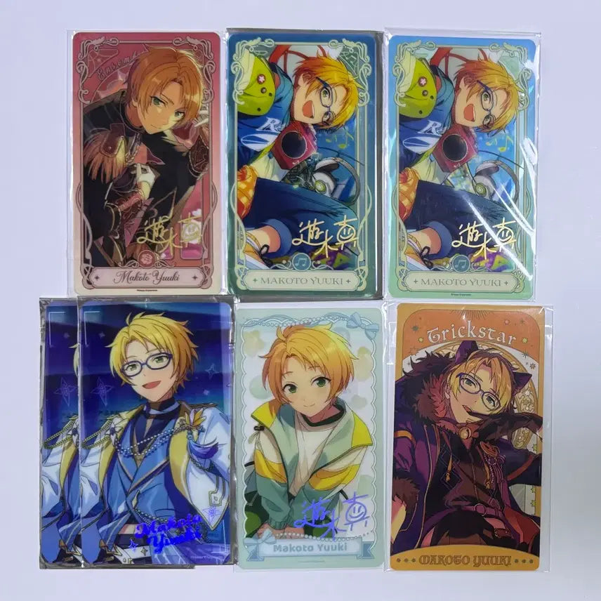 [BUNJANG] Ensemble Stars Yuki Makoto Clear Card Prism Chibi Doshin Arcana / 앙스타 유우키 마코토 클리어카드 프리즘 치비 동심 아르카나