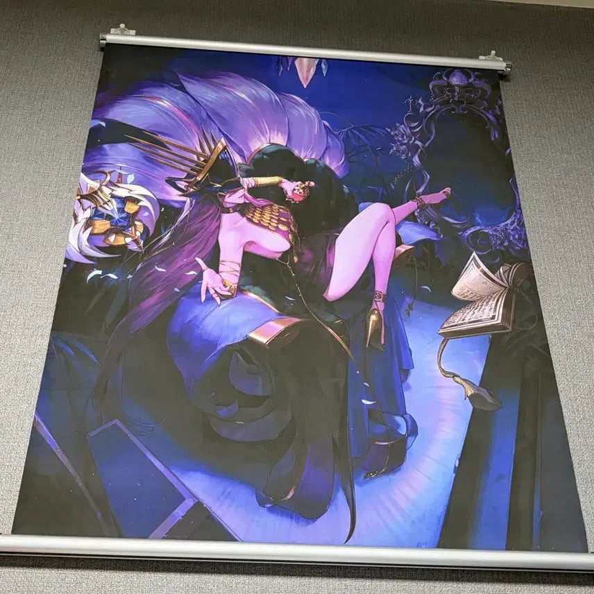 [BUNJANG] Dungeon &amp; Fighter Venus Scroll Rod / 던전앤파이터 던파 베누스 족자봉