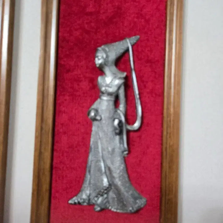 [BUNJANG] French Vintage Pewter Frame Set / 프랑스 올드 주석액자 셑
