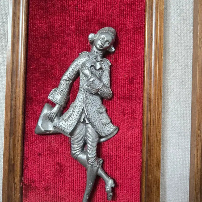 [BUNJANG] French Vintage Pewter Frame Set / 프랑스 올드 주석액자 셑