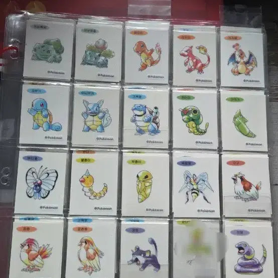 [BUNJANG] Pokemon 30th Anniversary Artwork Sticker Individual Sale / 포켓몬 띠부씰 30주년씰 아트웍띠부씰 개별판매