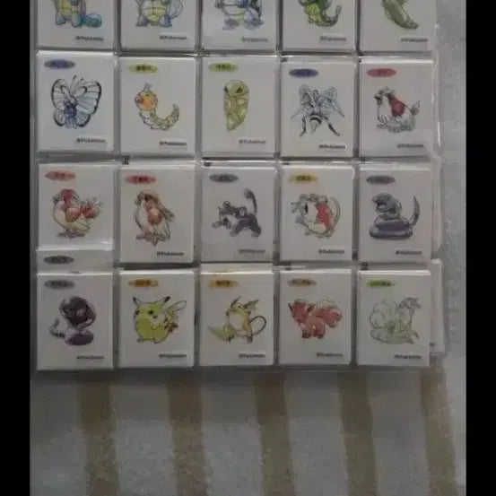 [BUNJANG] Pokemon 30th Anniversary Artwork Tteokbokki Squealer Individual Sale / 포켓몬 띠부씰 30주년씰 아트웍띠부씰 개별판매