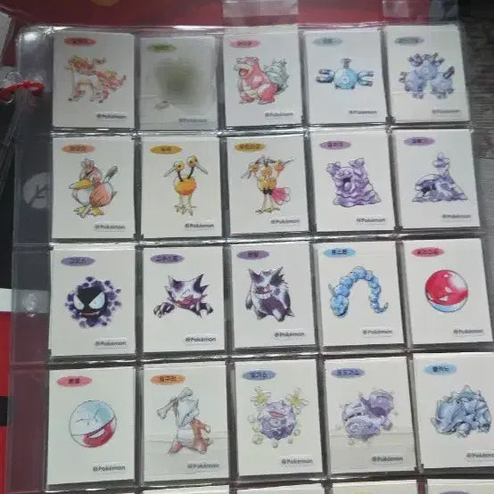 [BUNJANG] Pokemon 30th Anniversary Artwork Sticker Individual Sale / 포켓몬 띠부씰 30주년씰 아트웍띠부씰 개별판매