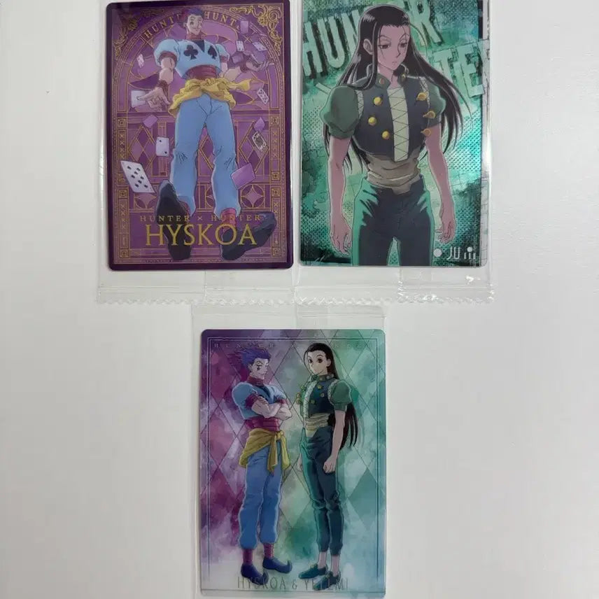 [BUNJANG] Hunter x Hunter Itachi Wafer Card SP Hisoka Illumi Bundle Set / (일괄) 헌터X헌터 이타자가 웨하스 카드 SP 히소카 이르미