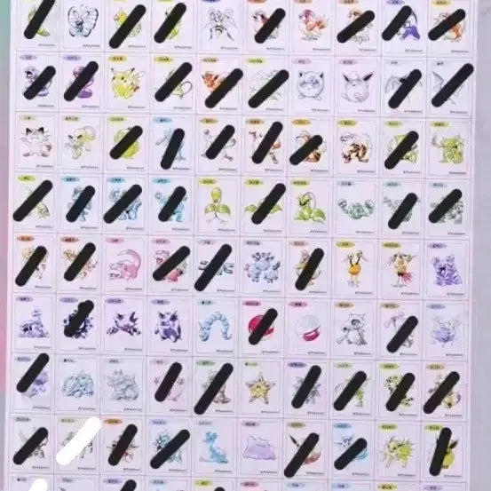 [BUNJANG] Pokemon Bread 30th Anniversary Sticker Set / 30주년 스페셜 띠부씰 교환 or 판매합니다