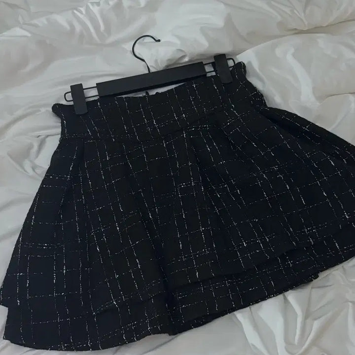 [BUNJANG] Michelle Macaron Tweed Skirt Black M / 미셸마카롱 트위드 스커트 블랙M 양지뢰 스나계 양산형 지뢰계