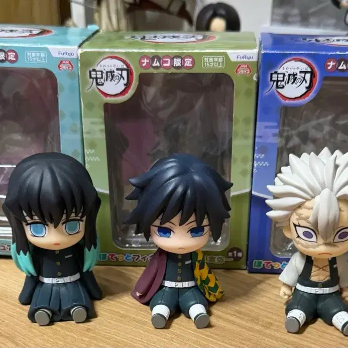 [BUNJANG] Kimetsu no Yaiba Potato Namco Limited Edition Figure Bundle Set (Muichiro, Giyu, Sanemi) / 포테토 남코 귀멸의칼날 무이치로 기유 사네미 3종 일괄판매