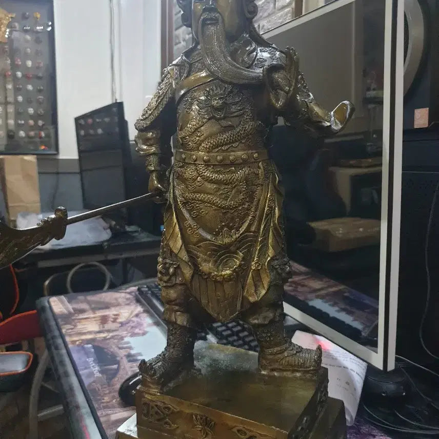 [BUNJANG] General Guan Yu Statue Sculpture / 관우 장군 동상 조각상