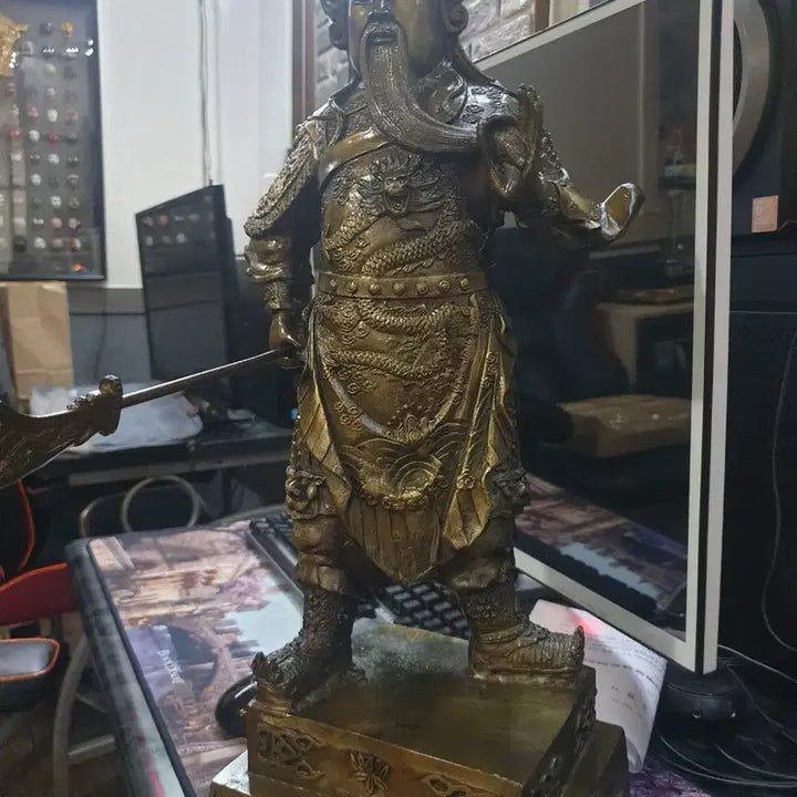 [BUNJANG] General Guan Yu Statue Sculpture / 관우 장군 동상 조각상