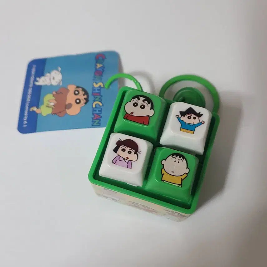 [BUNJANG] Crayon Shin-chan Nohara Shinnosuke LED Keycap Keychain / [새상품] 크레용신짱 짱구 LED 키캡 키링