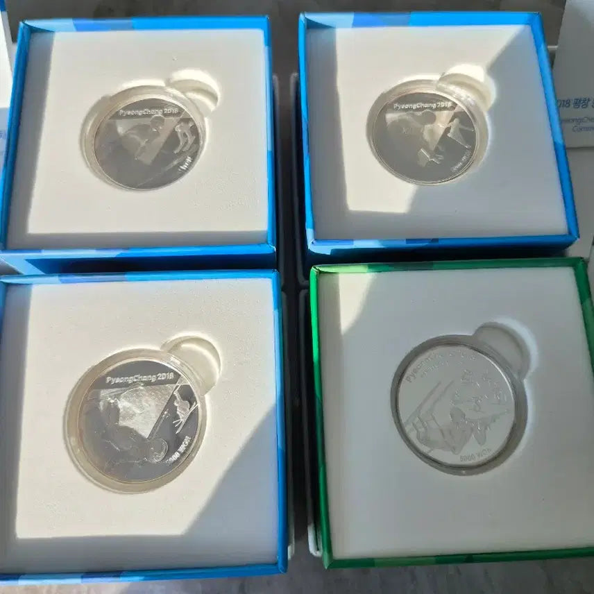 [BUNJANG] 2018 Pyeongchang Winter Olympics Commemorative Silver Coin Set / 평창 동계올림픽 기념 은화 세트