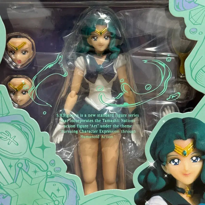 [BUNJANG] Bandai Tamashii Nations Sailor Moon Sailor Neptune Animation Color Edition Figure / SHF 세일러문 세일러 넵튠 미개봉 (Animation color버전)