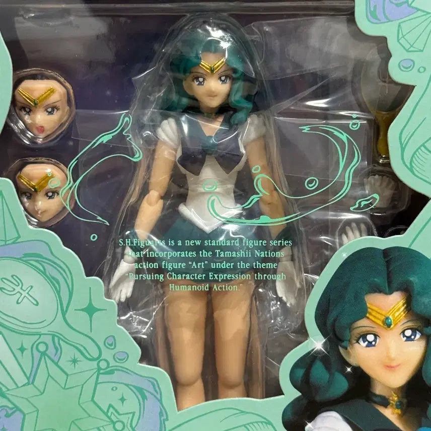 [BUNJANG] Bandai Tamashii Nations Sailor Moon Sailor Neptune Animation Color Edition Figure / SHF 세일러문 세일러 넵튠 미개봉 (Animation color버전)