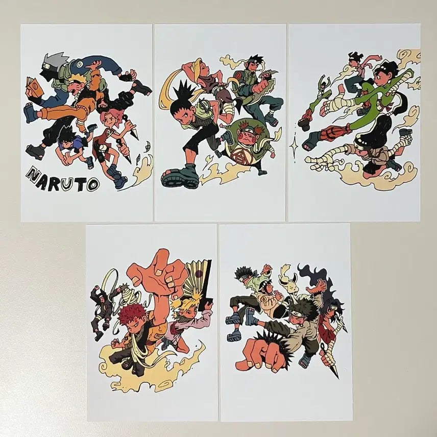 [BUNJANG] Naruto Tyranno POB Postcard / 나루토 티라노님 프박 엽서