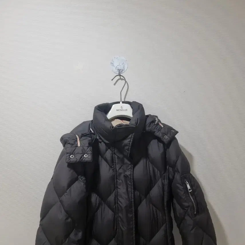 [BUNJANG] Burberry Brit Quilted Long Padding Goose Down / 버버리 브릿 체크안감 퀼팅 롱패딩 구스다운 국내정품