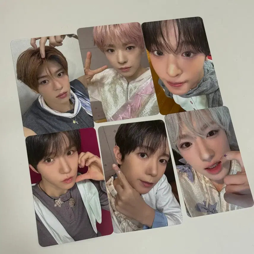[BUNJANG] NCT WISH Odd to Love Apple Music Photocard Bundle Set / [현물/바로배송] 엔시티위시 오드투러브 애플뮤직 포카 미공포 6장 1세트