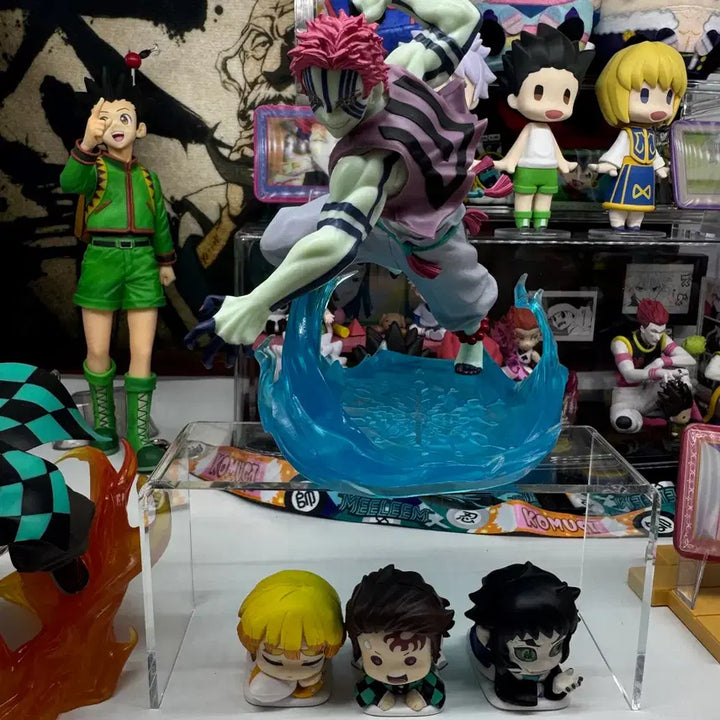 [BUNJANG] Demon Slayer Tanjiro &amp; Akaza Figure Bundle / 귀멸의 칼날 탄지로 아카자 피규어 일괄