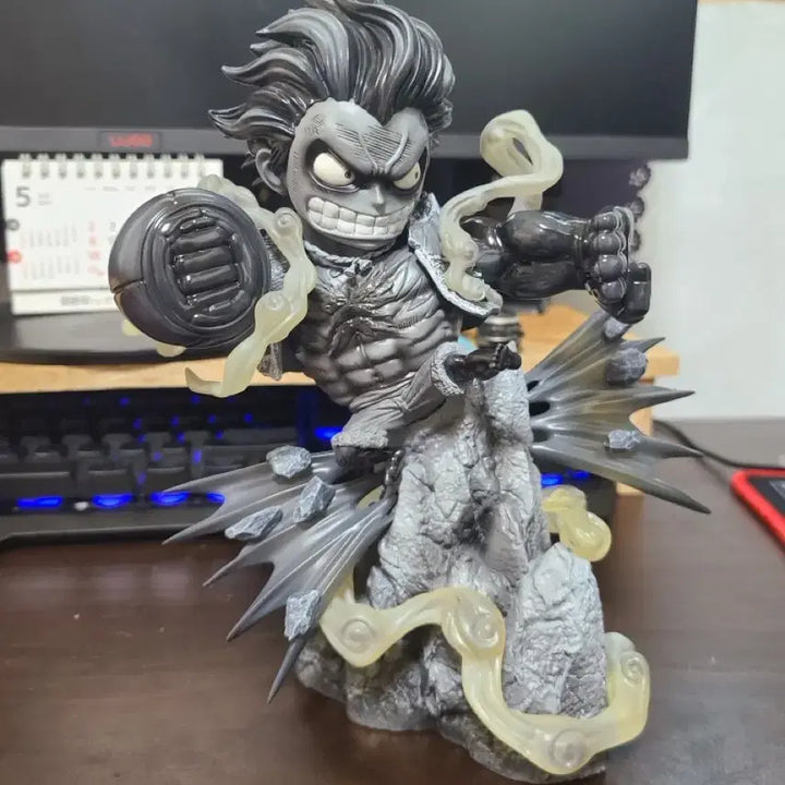 [BUNJANG] Top Gear 4 Luffy Resin Figure / top 기어 4 루피 원피스 레진 피규어