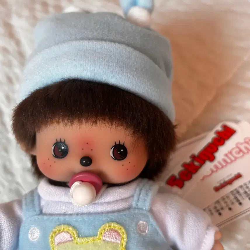 [BUNJANG] Sekiguchi Monchhichi Bebichhichi Doll Blue / 세키구치 몬치치 베비치치 인형 블루