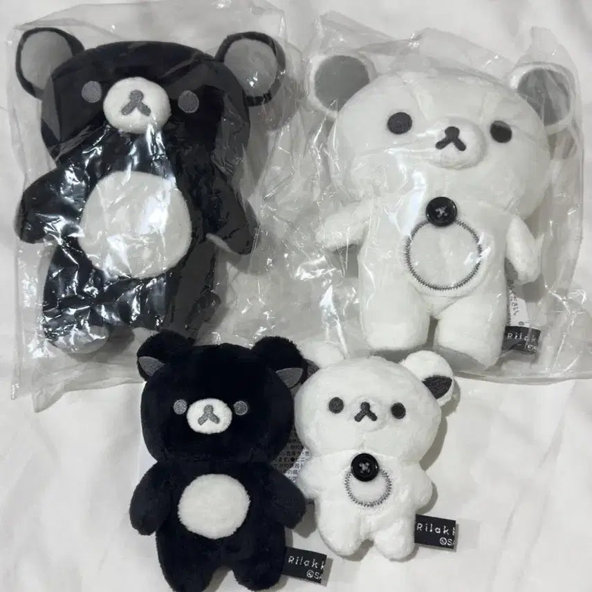[BUNJANG] San-X Basic Monochrome Series Rilakkuma Korilakkuma / 산엑스 베이직 모노크롬 시리즈 리락쿠마 코리락쿠마