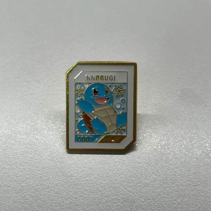 [BUNJANG] Isaac Toast Pokémon Squirtle Badge / 이삭토스트 포켓몬 포켓몬스터 꼬부기 뱃지