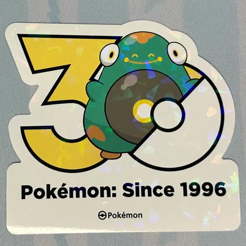 [BUNJANG] Pokemon 30th Anniversary Logo Sticker Chiri Berry / [포켓몬 30주년 기념 로고 스티커]찌리배리