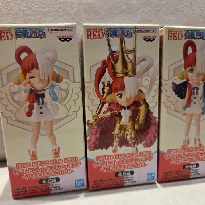 [BUNJANG] One Piece Film Red Uta World Collectable Figure (5-Set) / 원피스 필름레드 우타 월드 콜렉터블 피규어(5종세트)