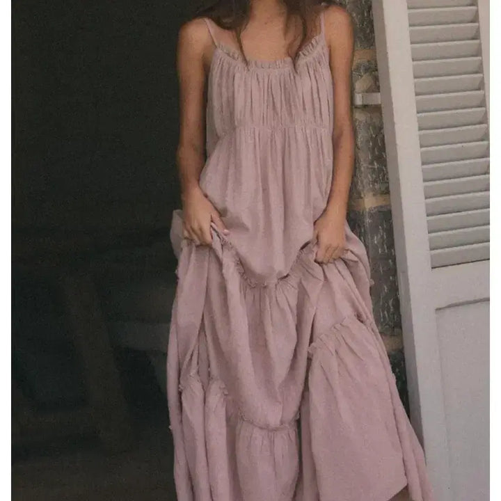 [BUNJANG] Zara Sleeveless Maxi Dress / 자라 끈나시 롱 원피스 텍 그대로 새상품