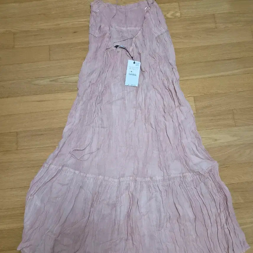 [BUNJANG] Zara Sleeveless Maxi Dress / 자라 끈나시 롱 원피스 텍 그대로 새상품