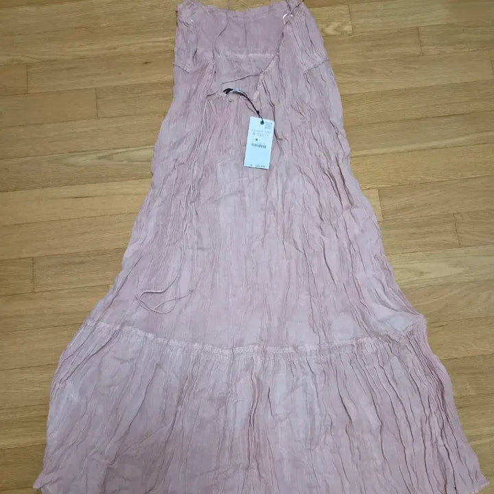 [BUNJANG] Zara Sleeveless Maxi Dress / 자라 끈나시 롱 원피스 텍 그대로 새상품