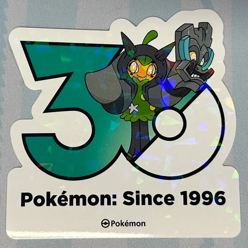 [BUNJANG] Pokemon 30th Anniversary Logo Sticker - Ogerpon / [포켓몬 30주년 기념 로고 스티커]오거폰