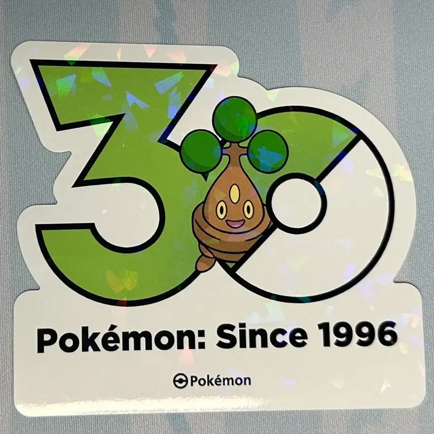 [BUNJANG] Pokemon 30th Anniversary Logo Sticker / [포켓몬 30주년 기념 로고 스티커]꼬지지
