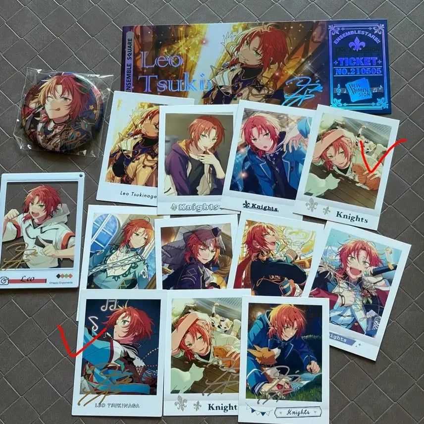 [BUNJANG] Ensemble Stars Leo Tsukasa Bundle Set (Pashacard, Live Ticket, etc.) / 앙스타 레오 파샤+라이브티켓 외 일괄