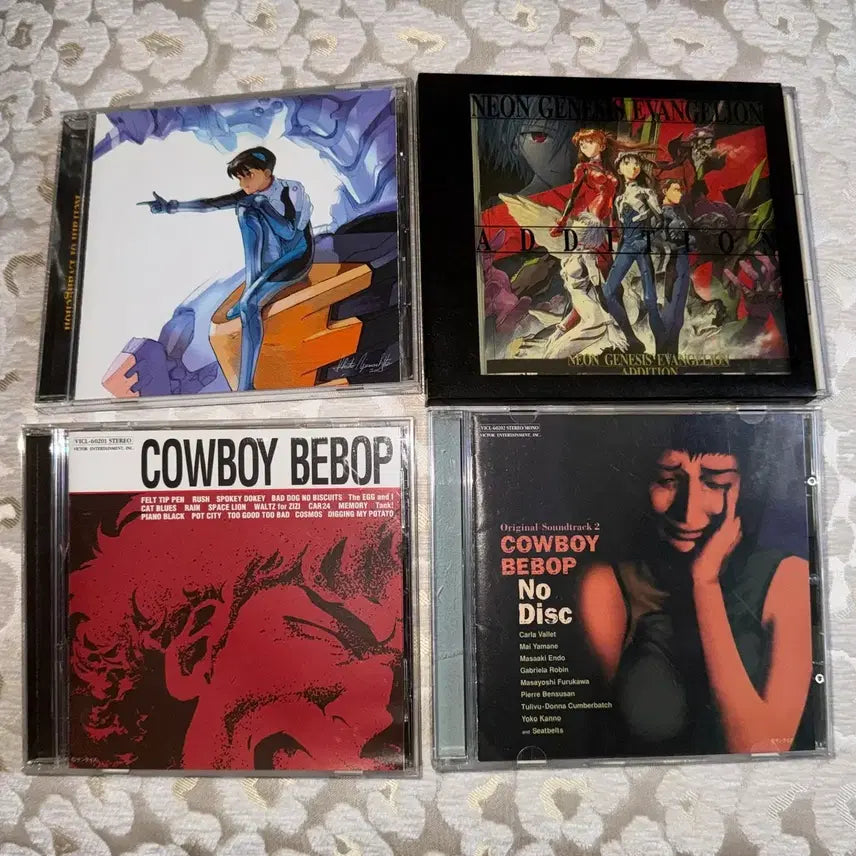 [BUNJANG] Neon Genesis Evangelion &amp; Cowboy Bebop OST CDs / 에반게리온, 카우보이 비밥 OST 음반 CD 개별 반택포