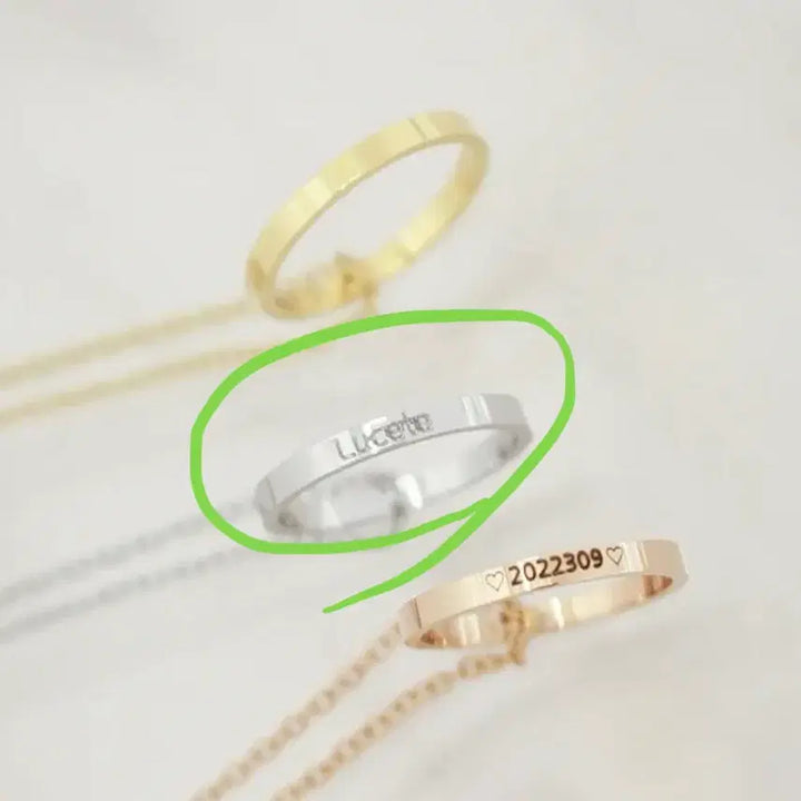[BUNJANG] BTS Suga Min Yoongi Engraved Ring / BTS 슈가 민윤기 반지 각인