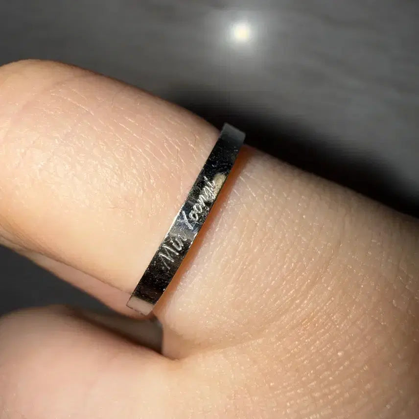 [BUNJANG] BTS Suga Min Yoongi Engraved Ring / BTS 슈가 민윤기 반지 각인