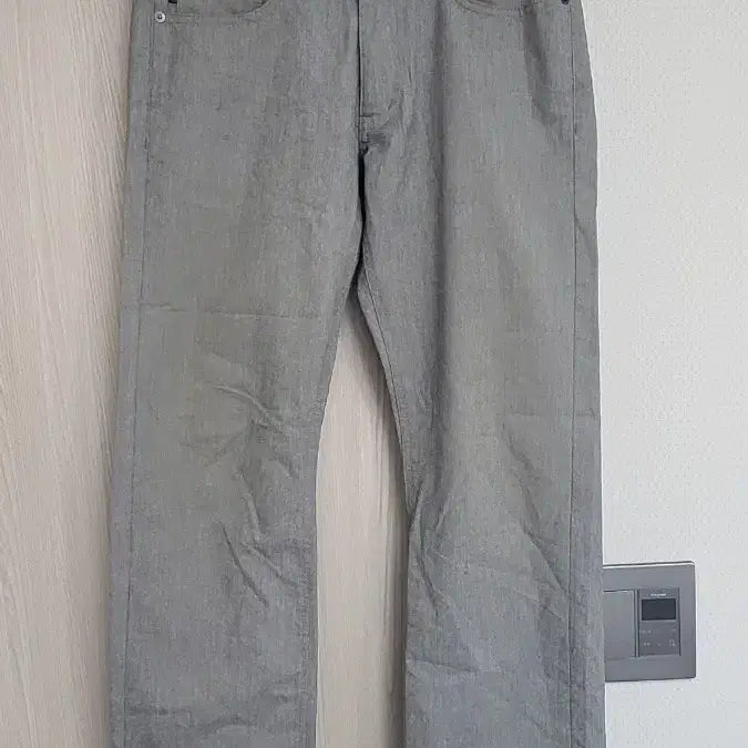 [BUNJANG] Burberry Black Label Grey Cotton Pants / 버버리 블랙라벨 그레이 면바지 73