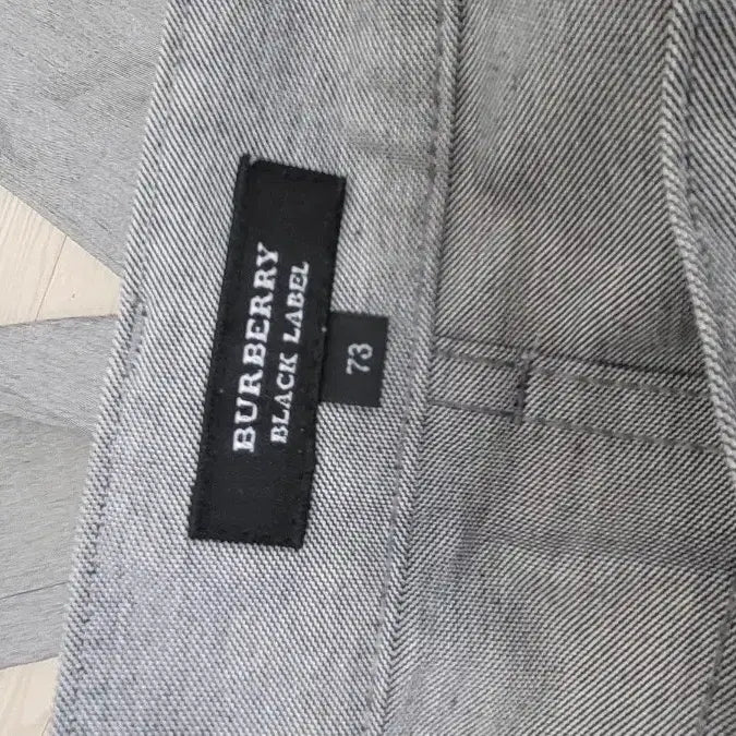 [BUNJANG] Burberry Black Label Grey Cotton Pants / 버버리 블랙라벨 그레이 면바지 73