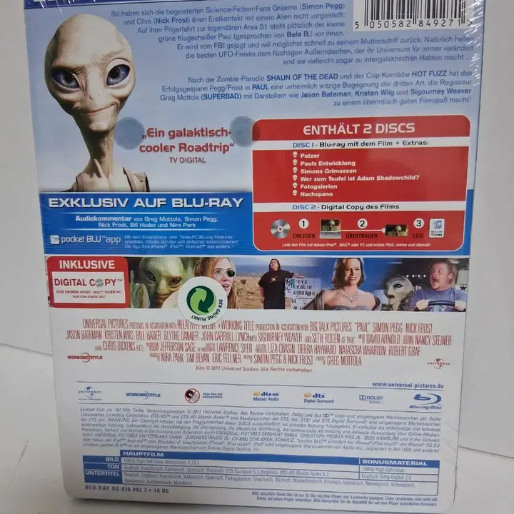 [BUNJANG] Paul Limited Edition Steelbook Blu-ray (Sealed) / (미개봉)영화 폴 블루레이 스틸북 한정판