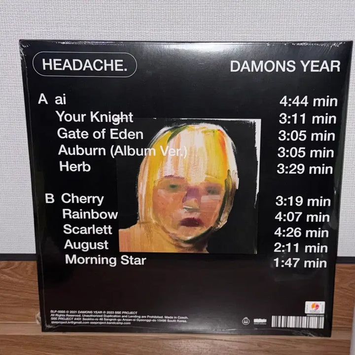 [BUNJANG] Damons Year HEADACHE LP (Black Edition) / (미개봉) 데이먼스이어 HEADACHE LP 판매합니다