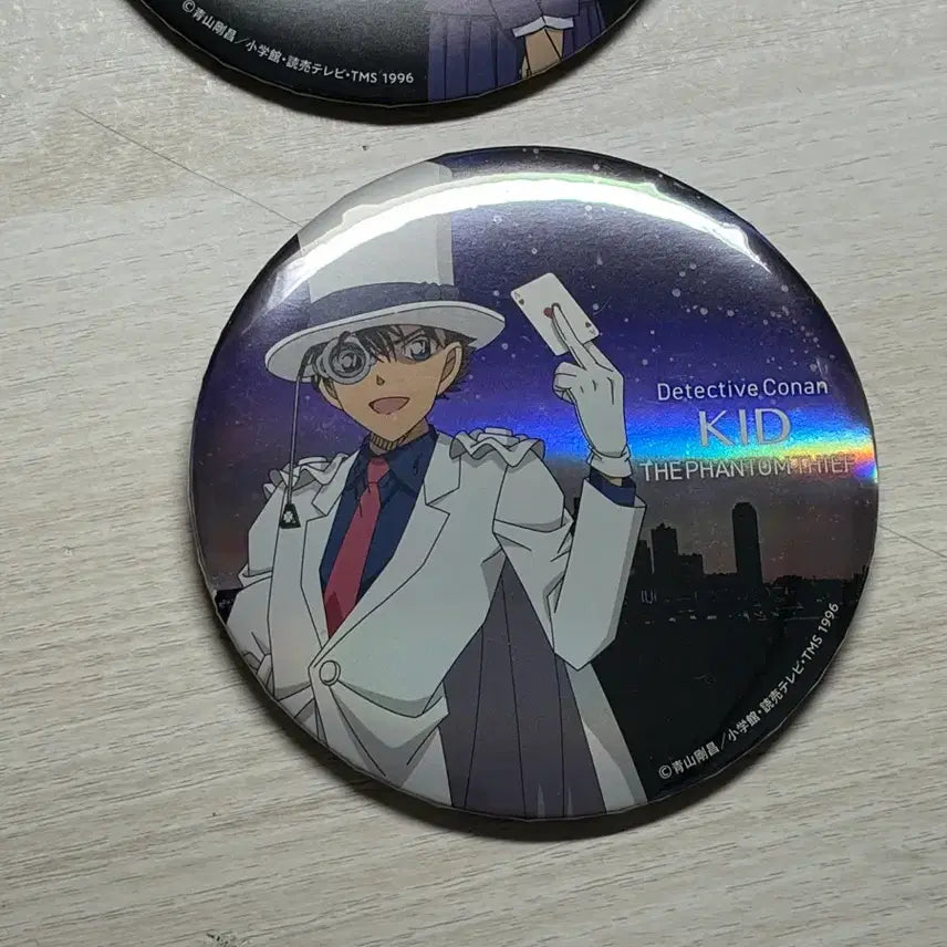 [BUNJANG] Detective Conan Kaito Kid &amp; Ran Mouri Badge Bundle Set / 코난 괴도 키드 미란이 뱃지 일괄