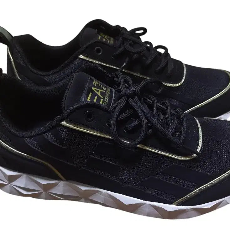 [BUNJANG] EA7 Emporio Armani Ultimate Sneakers Black Gold / [새상품/풀구성] EA7 엠포리오 아르마니 얼티메이트 스니커즈 285