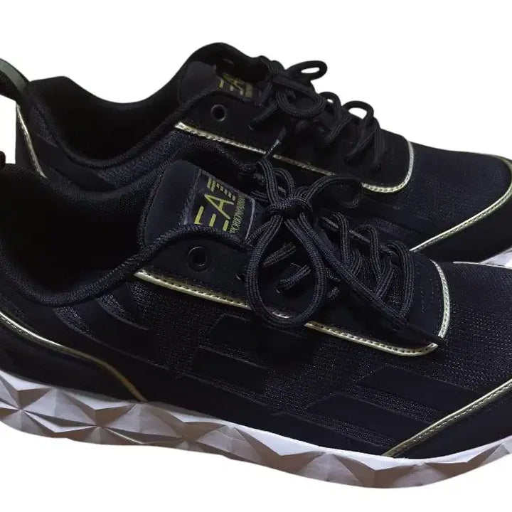 [BUNJANG] EA7 Emporio Armani Ultimate Sneakers Black Gold / [새상품/풀구성] EA7 엠포리오 아르마니 얼티메이트 스니커즈 285