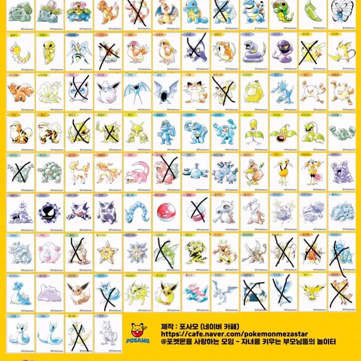 [BUNJANG] Pokemon 30th Anniversary Artwork Ttibus (Sealed) / 구매글 포켓몬스터 30주년 아트워크 띠부씰