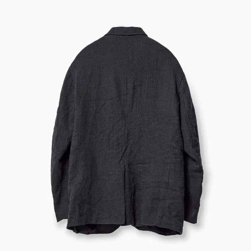 [BUNJANG] Earlesego Substance Boiled Wool Blazer Charcoal L / 이얼즈어고 서브스턴스 울 보일드 자켓 차콜 L