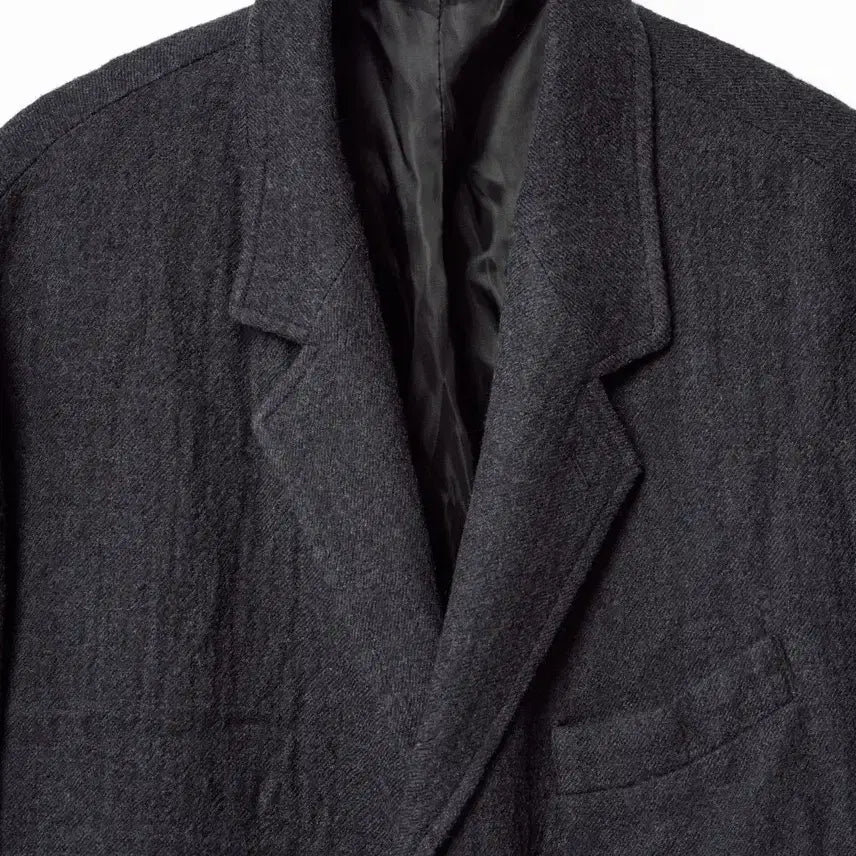 [BUNJANG] Earlesego Substance Boiled Wool Blazer Charcoal L / 이얼즈어고 서브스턴스 울 보일드 자켓 차콜 L