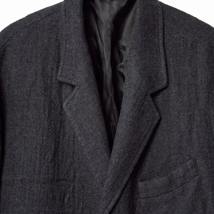 [BUNJANG] Earlesego Substance Boiled Wool Blazer Charcoal L / 이얼즈어고 서브스턴스 울 보일드 자켓 차콜 L