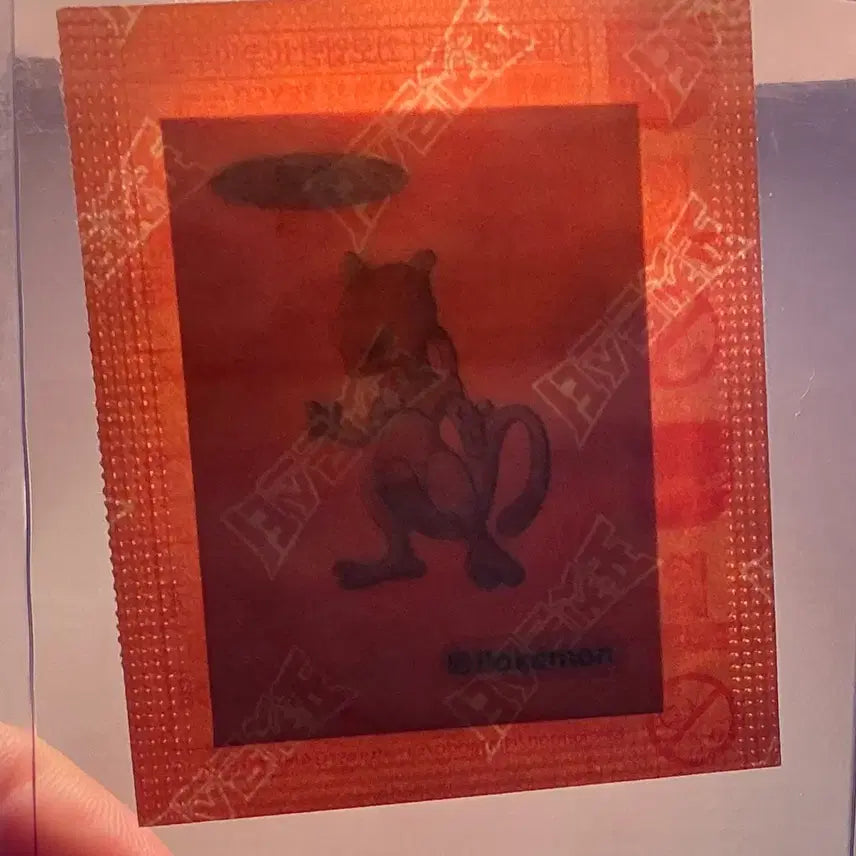 [BUNJANG] Pokemon 30th Anniversary Mewtwo Sticker (Sealed) / 30주년 포켓몬빵 뮤츠 띠부씰 스티커 미개봉