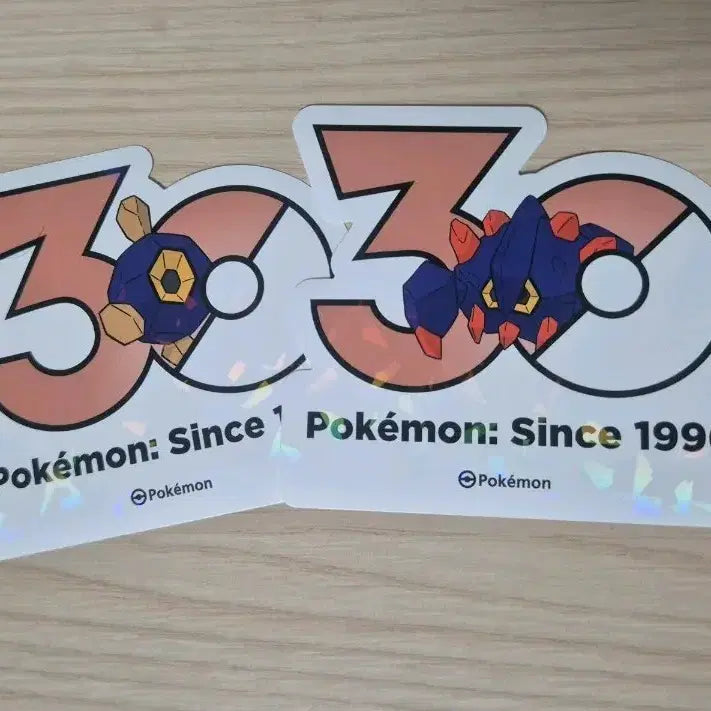 [BUNJANG] Pokemon 30th Anniversary Sticker Dangul Amtru Bundle Set / 포켓몬 30주년 스티커 단굴 암트르